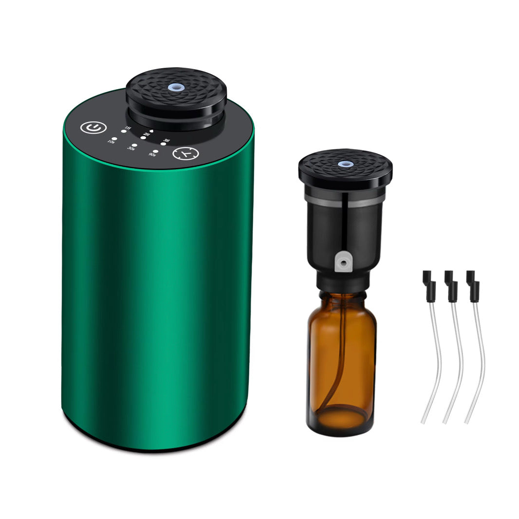 YTELO emerald green waterless diffuser dimensions 125 mm high 68 mm wide