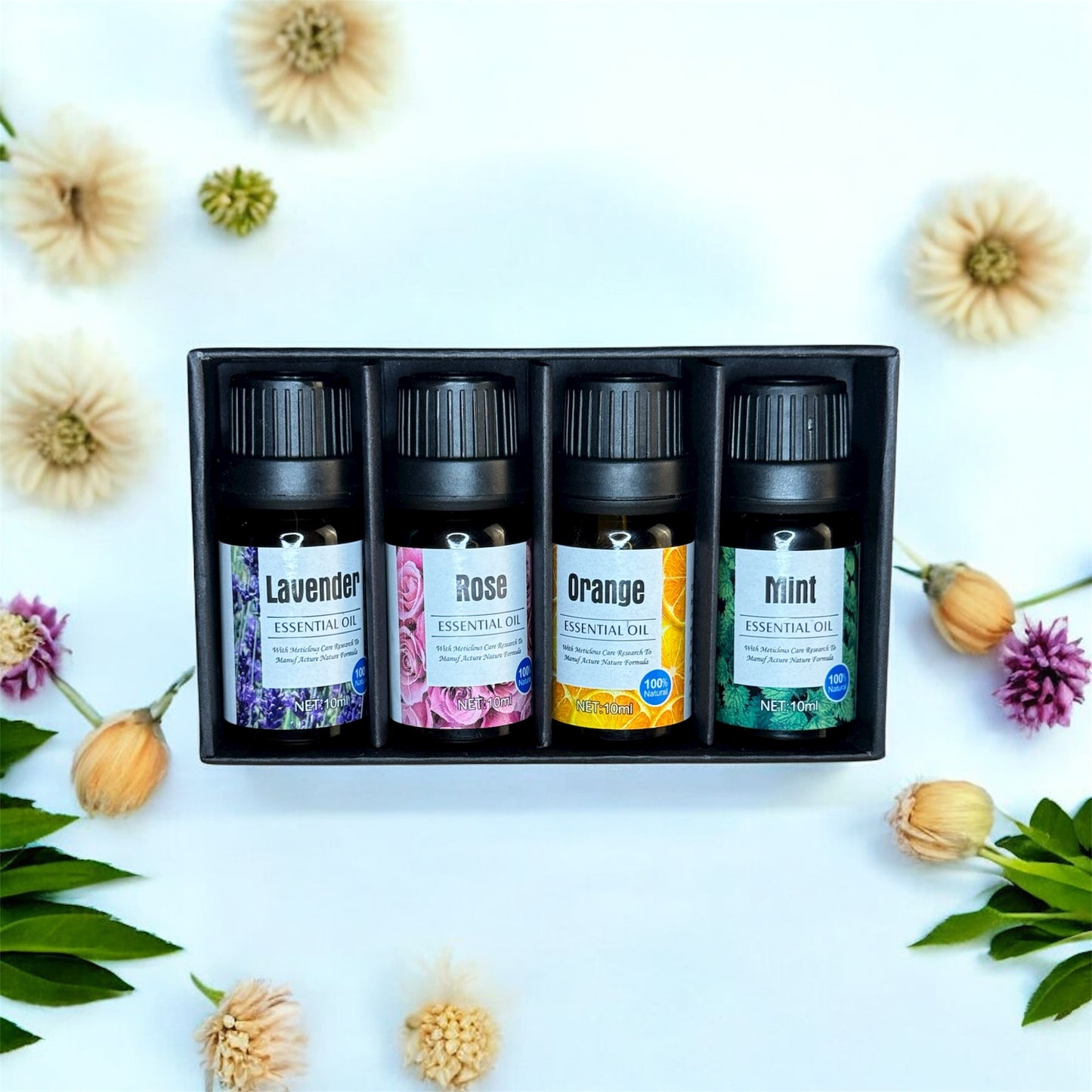 Ytelo Essential Oil 4-Pack – Relax, Refresh & Rejuvenate