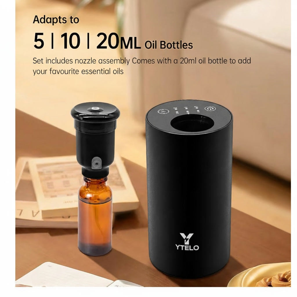 Valentine Gift Combo Waterless Essential Oil Diffuser with Oil Set perfect for valentine gift ideas birthday & anniversary gift for girlfriend boyfriend, mother, father, daughter, friend and room decor – USB Rechargeable