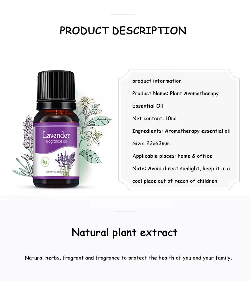 10ml long-lasting lavender essence , Water-soluble Aromatherapy Fruit Fragrance Oil for Diffuser, Humidifier, Home Fragrance, Perfume Making, candles, and soap making.
