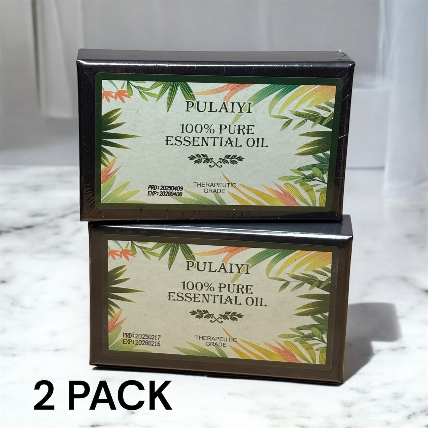 4-Piece Essential Oils Kit,  water-soluble aromatherapy Perfect for diffusers, humidifiers, home fragrance, perfume creation, candle making, and soap making.