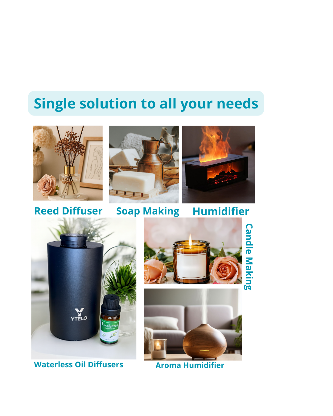 Ytelo Waterless Aroma Diffuser
USB Rechargeable Essential Oil Atomizer for Pure, Long-Lasting Fragrance. Aromatherapy • Home fragrance • Office • Bedroom • Car • Spa • Meditation